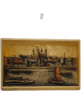 Ivorex Osborne Plaque Tower Of London Wall Art Made In England Vintage Decor